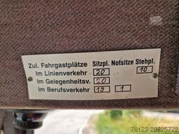 MERCEDES-BENZ Ernst Auwärter Teamstar Vario 814 H Kennzeichen