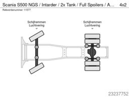 Scania S500 NGS / Intarder / 2x Tank / Full Spoilers /...