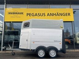 HUMBAUR Rapid Alu 2-Pferdeanhänger 2t. Vollalu SK