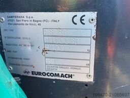Eurocomach Es 85 Zt with 3 buckets