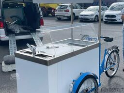 Sven’s ital. Eisfahrräder Eisfahrrad Modell B2, blau/weiß