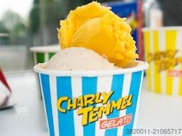 Sven’s ital. Eisfahrräder Eisfahrrad Modell B2, blau/weiß