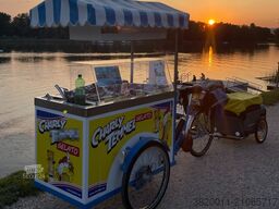 Sven’s ital. Eisfahrräder Eisfahrrad Modell B2, blau/weiß