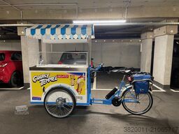 Sven’s ital. Eisfahrräder Eisfahrrad Modell B2, blau/weiß