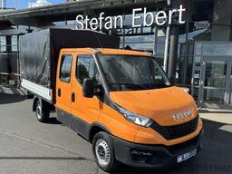 Iveco Daily 35S14 Pritsche+Plane *AHK*Ladekran*7-Sitze