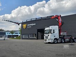Scania R590 V8 8x2 / HMF 9520 CRANE - JIB - WINCH / TR...