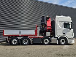 Scania R590 V8 8x2 / HMF 9520 CRANE - JIB - WINCH / TR...