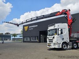 Scania R590 V8 8x2 / HMF 9520 CRANE - JIB - WINCH / TR...