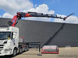 Scania R590 V8 8x2 / HMF 9520 CRANE - JIB - WINCH / TR...