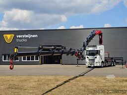 Scania R590 V8 8x2 / HMF 9520 CRANE - JIB - WINCH / TR...