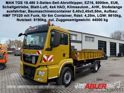 MAN TGS 18.480 3-Seiten-Seil-Abrollkipper 4x4