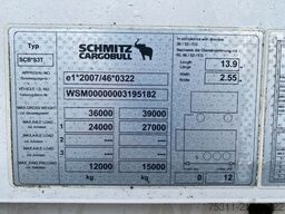 SCHMITZ CARGOBULL SCB S3T| Bordwand mit Schiebeplane*1.Hand*Edscha
