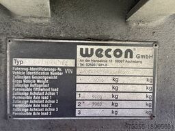 Wecon AZ218LN Jumbo Tandem 7,6m P+P Luftfederung