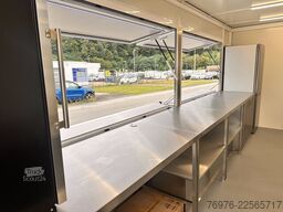 Voll ausgestatteter Gastro-Contrailer (Hydraulik-Absenkbar) | Profi-Küche NEU