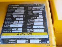Snorkel A38E Electric, 13.5m Working Height, 6.1m Reach, 2