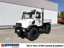 Unimog U 130 4x4, Kipper, Zapfwelle vorne+hinten,