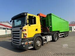 SCANIA R 420 / Glas Recycling / Palfinger PK 18000