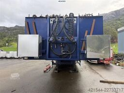 Istrail 3 akslet Low Loader Semi-Trailer with Hydraulic Ra