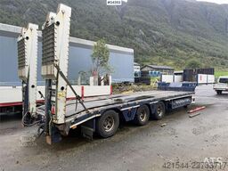 Istrail 3 akslet Low Loader Semi-Trailer with Hydraulic Ra