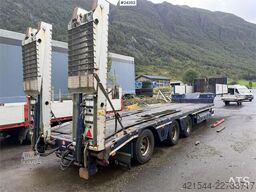 Istrail 3 akslet Low Loader Semi-Trailer with Hydraulic Ra