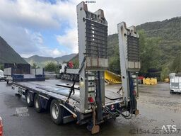 Istrail 3 akslet Low Loader Semi-Trailer with Hydraulic Ra