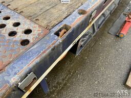 Istrail 3 akslet Low Loader Semi-Trailer with Hydraulic Ra