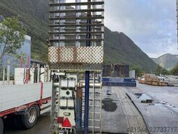 Istrail 3 akslet Low Loader Semi-Trailer with Hydraulic Ra