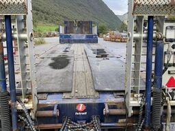 Istrail 3 akslet Low Loader Semi-Trailer with Hydraulic Ra