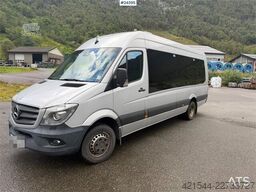 Mercedes-Benz Sprinter minibus with 16+2 seats, approved for 2 w