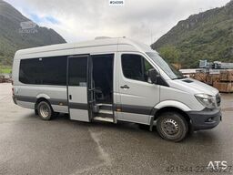 Mercedes-Benz Sprinter minibus with 16+2 seats, approved for 2 w