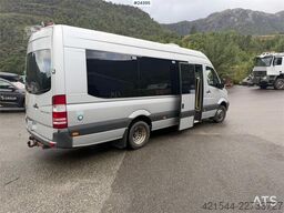 Mercedes-Benz Sprinter minibus with 16+2 seats, approved for 2 w