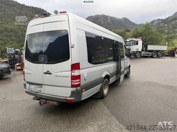 Mercedes-Benz Sprinter minibus with 16+2 seats, approved for 2 w