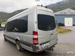Mercedes-Benz Sprinter minibus with 16+2 seats, approved for 2 w