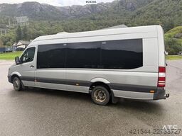 Mercedes-Benz Sprinter minibus with 16+2 seats, approved for 2 w