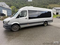 Mercedes-Benz Sprinter minibus with 16+2 seats, approved for 2 w