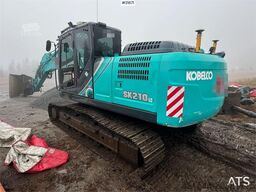 Kobelco SK210LC-10 Tracked Excavator with Grading Bucket,