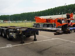 Krone 3 AXLE CONTAINER TRANSPORT TRAILER EXTENDABLE 4...