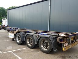 Krone 3 AXLE CONTAINER TRANSPORT TRAILER EXTENDABLE 4...