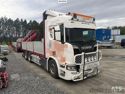 Scania R650 6x4 Crane truck – 23 tm HMF crane