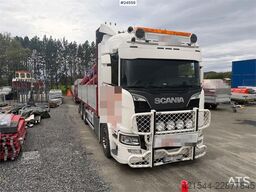 Scania R650 6x4 Crane truck – 23 tm HMF crane