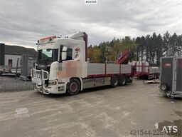 Scania R650 6x4 Crane truck – 23 tm HMF crane