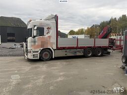 Scania R650 6x4 Crane truck – 23 tm HMF crane