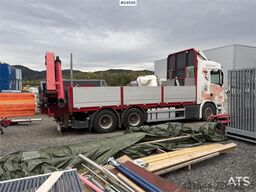 Scania R650 6x4 Crane truck – 23 tm HMF crane