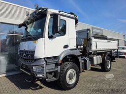 MERCEDES-BENZ Arocs 1835 AK 4x4 Kipper Kran Funk Siglebereift