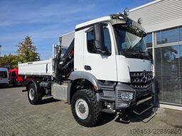 MERCEDES-BENZ Arocs 1835 AK 4x4 Kipper Kran Funk Siglebereift