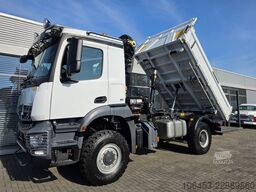 MERCEDES-BENZ Arocs 1835 AK 4x4 Kipper Kran Funk Siglebereift