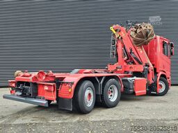 Scania R520 V8 6x2/4 / EPSILON CRANE + HOOKLIFT