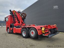 Scania R520 V8 6x2/4 / EPSILON CRANE + HOOKLIFT