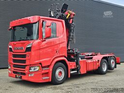 Scania R520 V8 6x2/4 / EPSILON CRANE + HOOKLIFT