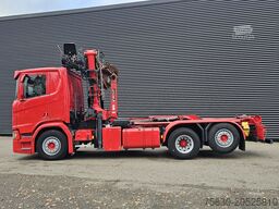 Scania R520 V8 6x2/4 / EPSILON CRANE + HOOKLIFT